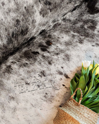 Tricolor Cowhide Rug by Hides Bazaar