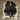 Tricolor Dark Cowhide rug (Size 6'8' x  7'0'') HB0043 EXACT HIDE SHOWN.