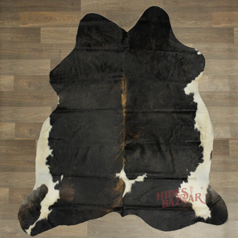 Dark Brown Brindle Cowhide rug (Size 5'7'' x  7'5'') HB0049 EXACT HIDE SHOWN.