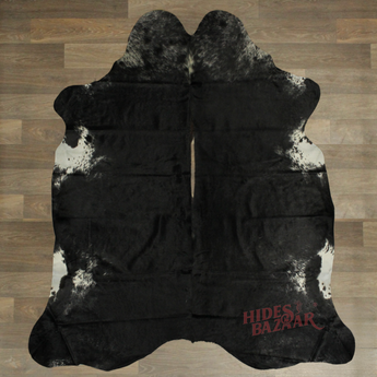 Exotic Cowhide rug (Size 7'0'' x  7'9'') HB0056 EXACT HIDE SHOWN