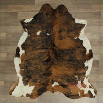 Brown Brindle Cowhides rug (Size 6'0'' x  6'5'') HB0063
