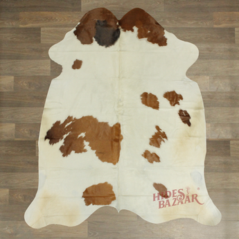 Exotic Cowhide rug (Size 7'0'' x  7'5'') HB0064 EXACT HIDE SHOWN.