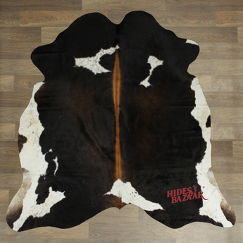 Exotic Cowhide Rug (Size 7'0'' x  6'0'') HBA009 EXACT HIDE SHOWN.