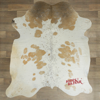 Exotic Cowhide Rug (Size 7'0'' x  7'0'') HBA013 EXACT HIDE SHOWN.