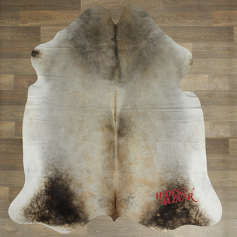 Exotic Cowhide Rug (Size 7'0'' x  7'3'') HBA016 EXACT HIDE SHOWN.