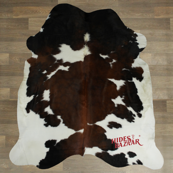 Exotic Cowhide Rug (Size 7'0'' x  7'3'') HBA020 EXACT HIDE SHOWN.