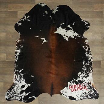 Exotic Cowhide Rug (Size 6'8'' x  7'0'') HBA024 EXACT HIDE SHOWN.