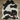 Black And White Cowhide Rug (Size 6'9'' x  6'3'') HBA028 EXACT HIDE SHOWN.