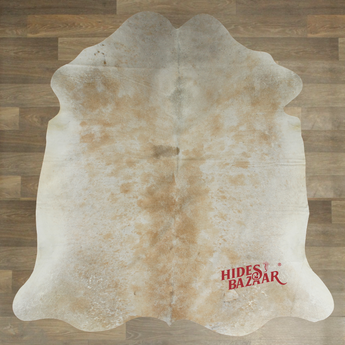 Exotic Cowhide Rug (Size 6'8'' x  6'2'') HBA030 EXACT HIDE SHOWN.