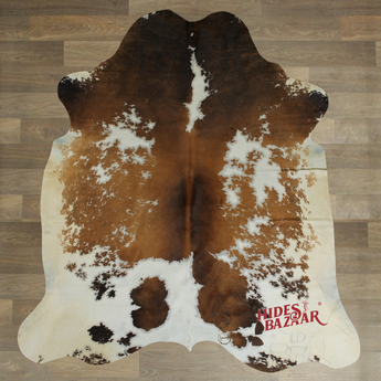 Exotic Cowhide Rug (Size 7'0'' x  7'0'') HBA034 EXACT HIDE SHOWN.