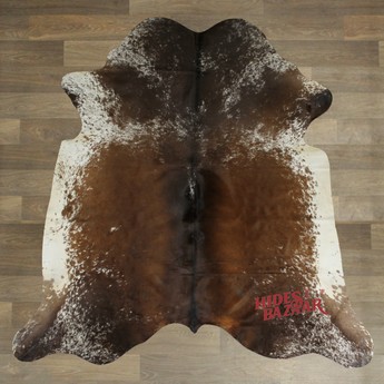 Exotic Cowhide Rug (Size 7'0'' x  7'0'') HBA036 EXACT HIDE SHOWN.