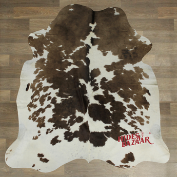 Exotic Cowhide Rug (Size 6'5'' x  6'5'') HBA043 EXACT HIDE SHOWN.
