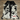 Black And White Cowhide Rug (Size 7'0'' x  7'5'') HBA048 EXACT HIDE SHOWN.