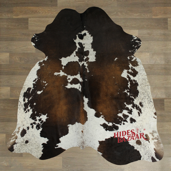 Exotic Cowhide Rug (Size 7'0'' x  7'0'') HBA052 EXACT HIDE SHOWN.