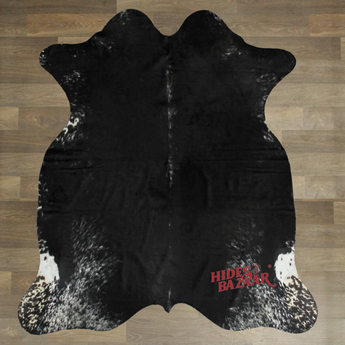 Exotic Cowhide Rug (Size 6'5'' x  7'0'') HBA056 EXACT HIDE SHOWN.