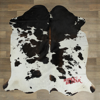 Exotic Cowhide Rug (Size 6'5'' x  6'3'') HBA064 EXACT HIDE SHOWN.