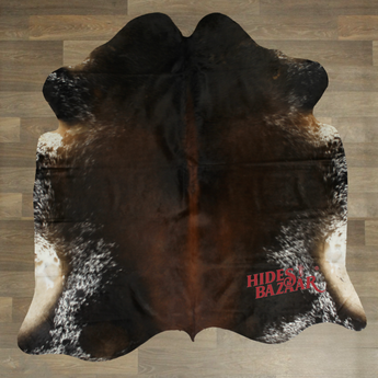 Exotic Cowhide Rug (Size 6'5'' x  6'2'') HBA065 EXACT HIDE SHOWN.
