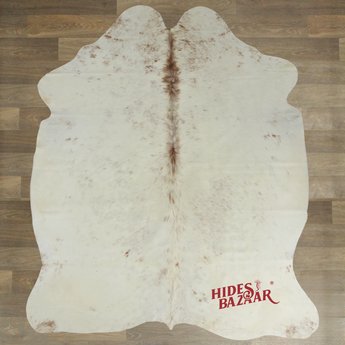 Exotic Cowhide Rug (Size 5'5'' x  6'2'') HBA082 EXACT HIDE SHOWN.