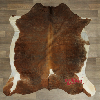 Exotic Cowhide Rug (Size 6'2'' x  6'2'') HBA083 EXACT HIDE SHOWN.