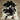 Black And White Cowhide Rug (Size 6'5'' x  6'8'') HBA087 EXACT HIDE SHOWN.
