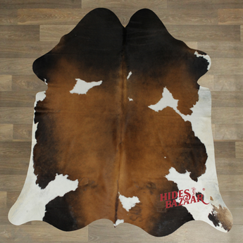 Exotic Cowhide Rug (Size 6'4'' x  6'5'') HBA090 EXACT HIDE SHOWN.