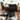 Black And White Cowhide rug (Size 6'4'' x  7'4'') HB0052 EXACT HIDE SHOWN