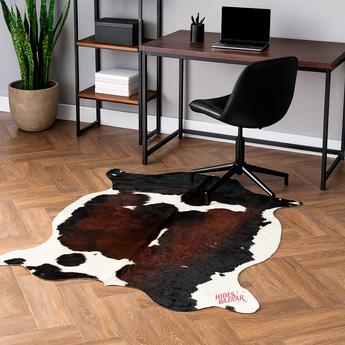 Exotic Cowhide rug (Size 7'0'' x  7'3'') HB0083 EXACT HIDE SHOWN.