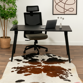 Exotic Cowhide rug (Size 6'5'' x  6'8'') HB0002 EXACT HIDE SHOWN.