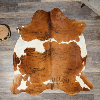 Tricolor Cowhide Rug