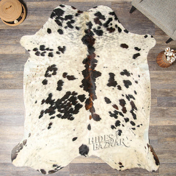 Tricolor Cowhide Rug